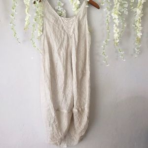 Bohemian Linen Beach Cover-up